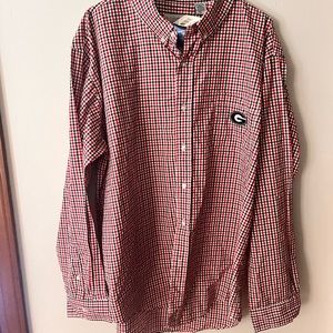 Campus Specialties Size XXL Button Up Long Sleeve Georgia Bulldogs NWT!